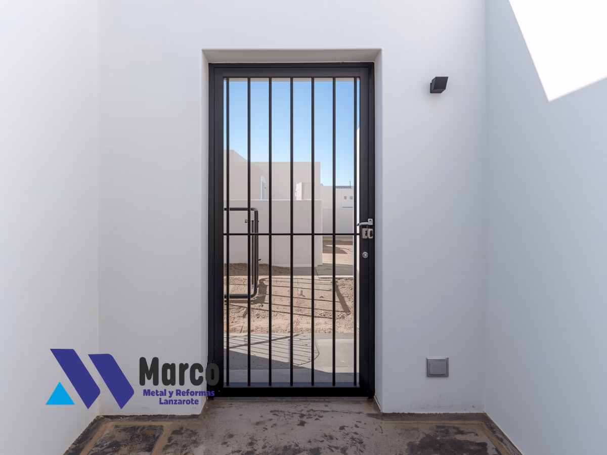 puertas metálicas en Lanzarote Carpintería Metálica